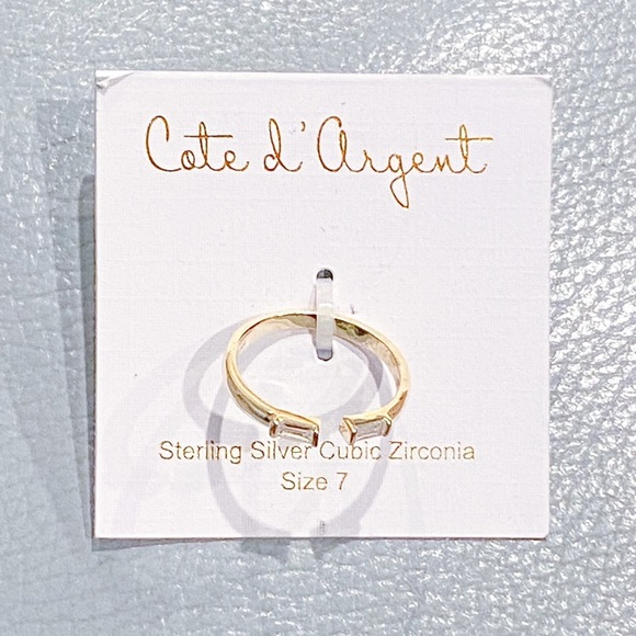 Cote D Argent GP 925 CZ Ring - Picture 1 of 3